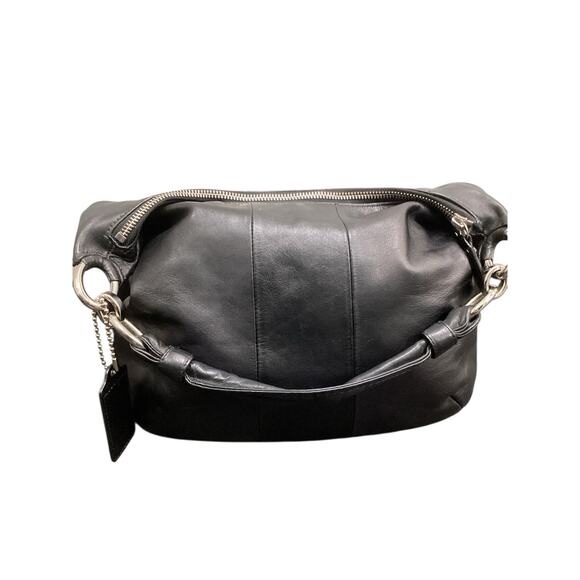 Vintage Coach Purse Women’s One Size F16808 Kristin Hobo Shoulder Bag Black - Picture 3 of 11